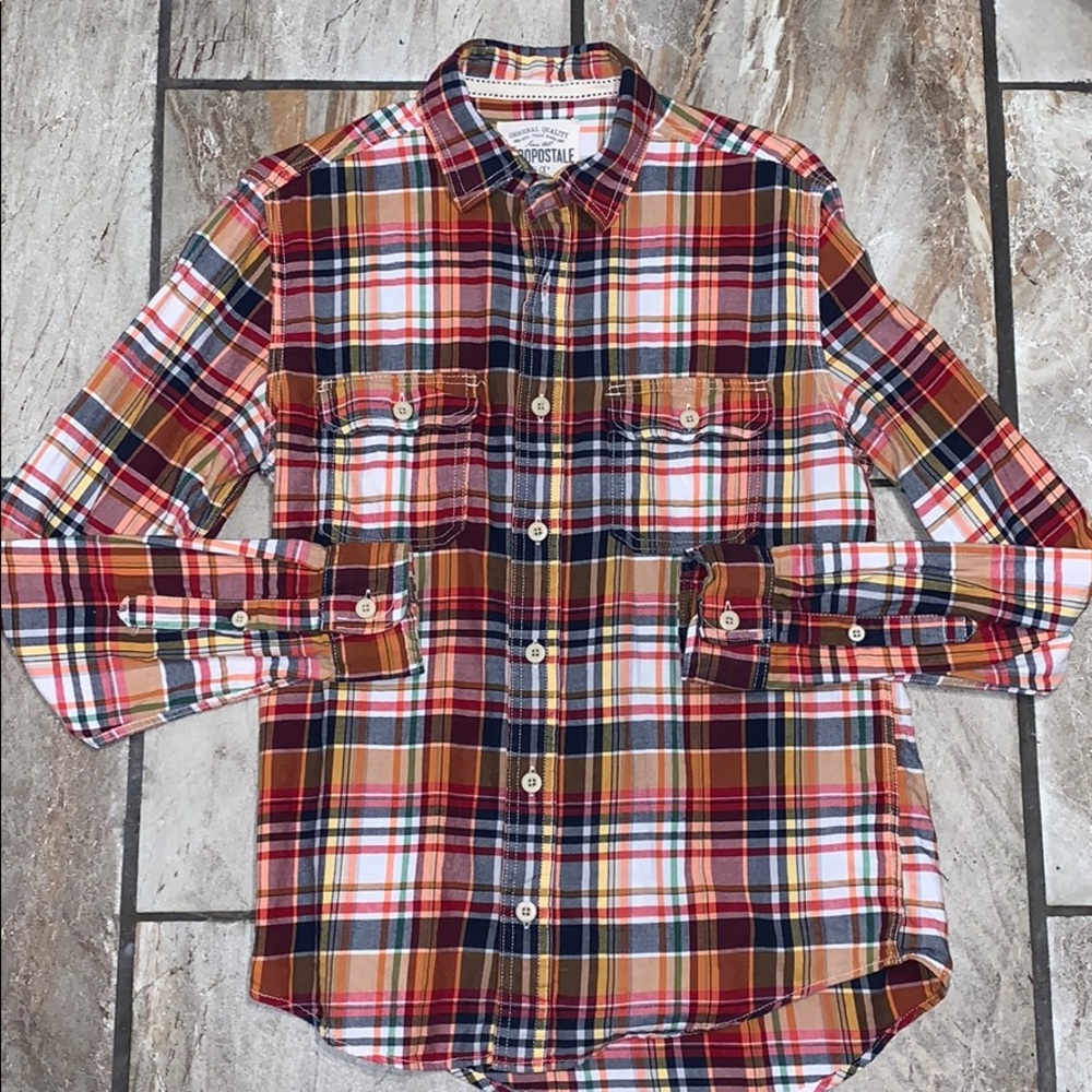 Plaid Aeropostale Button Up Shirt